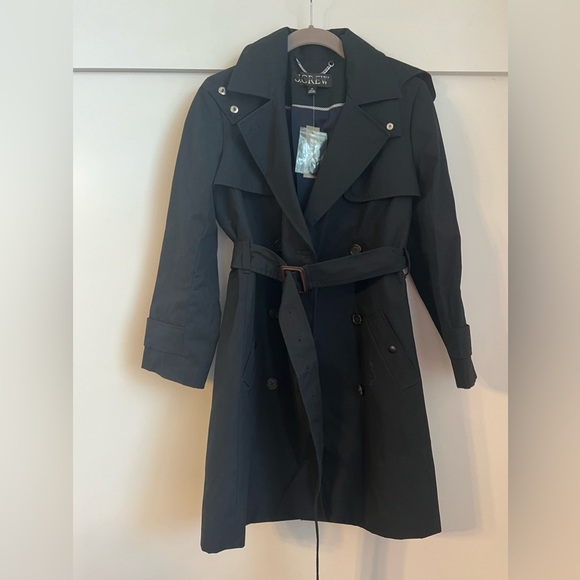 NWT J. Crew Women’s Petite New Icon Trench Coat - Picture 3 of 5